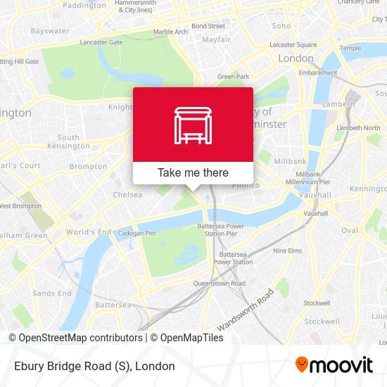 Ebury Bridge Road (S) map