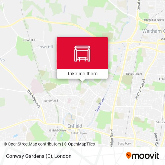 Conway Gardens (E) map