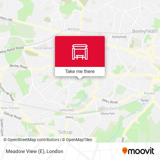 Meadow View (E) map
