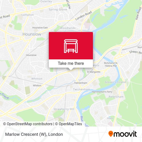 Marlow Crescent (W) map