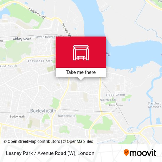 Lesney Park / Avenue Road (W) map