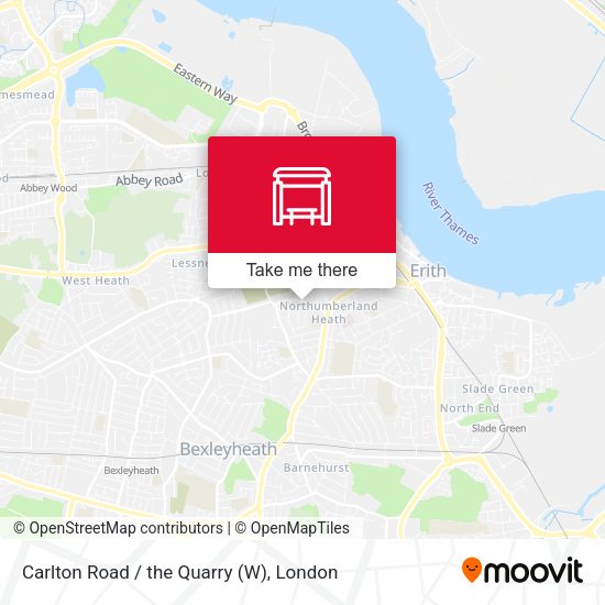 Carlton Road / the Quarry (W) map