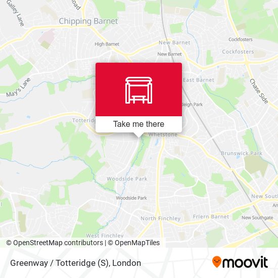 Greenway / Totteridge (S) map