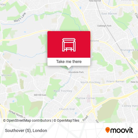 Southover map