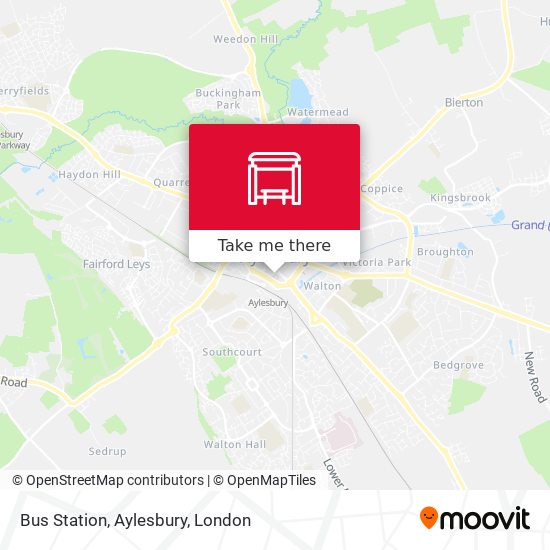 Bus Station, Aylesbury map
