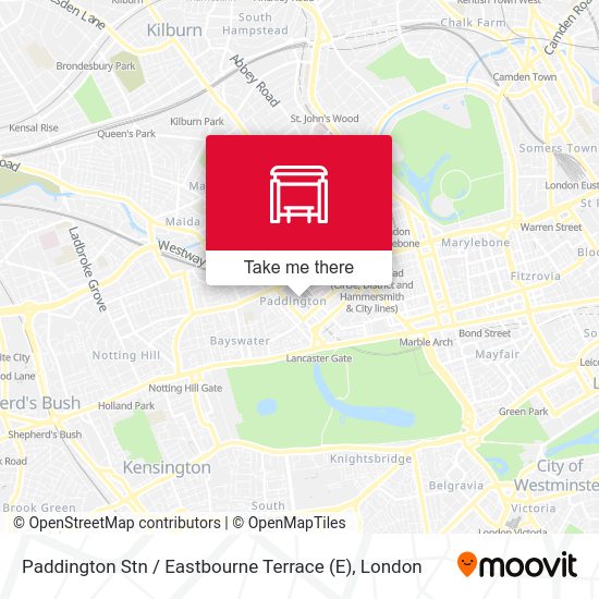 Paddington Stn / Eastbourne Terrace map