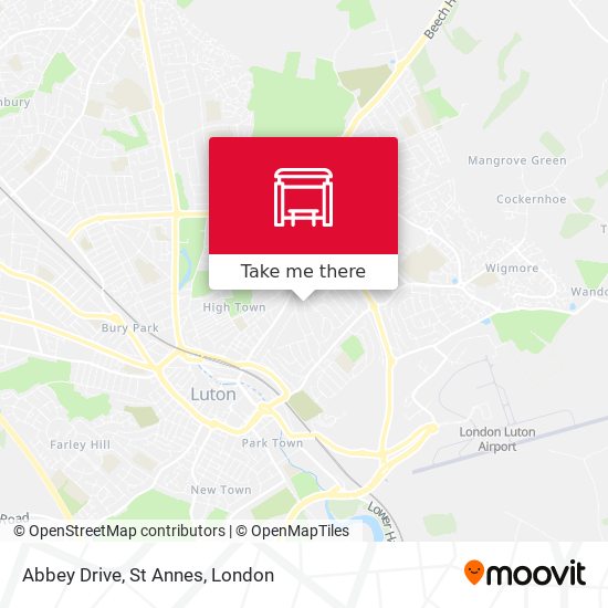 Abbey Drive, St Annes map