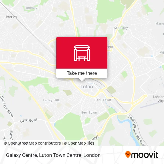 Luton Town Centre Map How To Get To Galaxy Centre, Luton Town Centre By Bus, Train Or Tube?