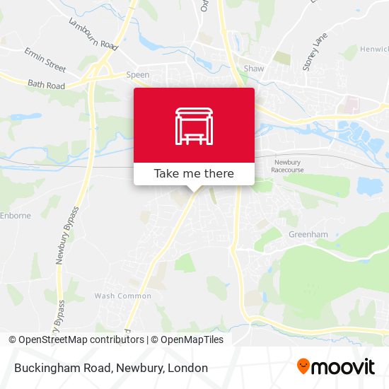 Buckingham Road, Newbury map