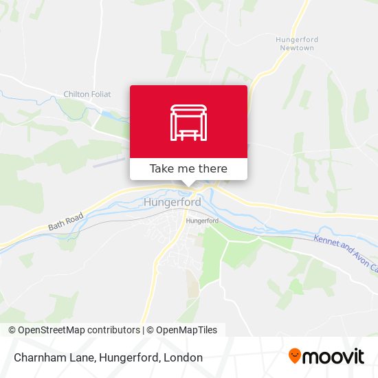 Charnham Lane, Hungerford map