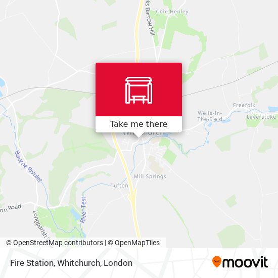 Fire Station, Whitchurch map