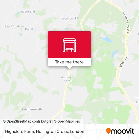Highclere Farm, Hollington Cross map