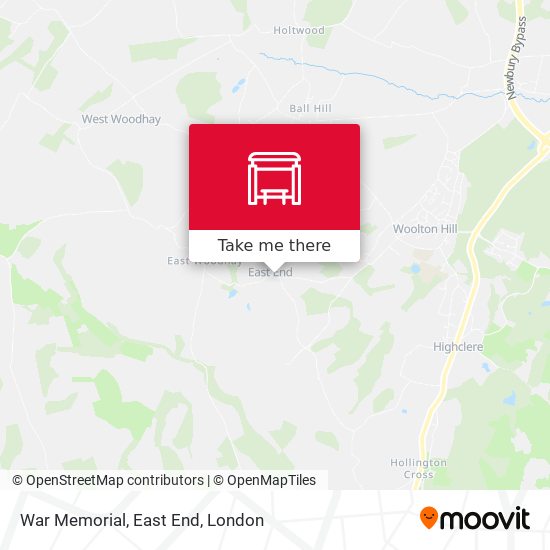 War Memorial, East End map