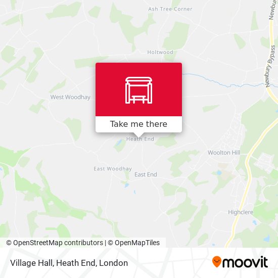 Village Hall, Heath End map