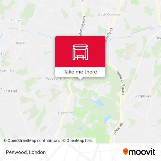 Penwood map