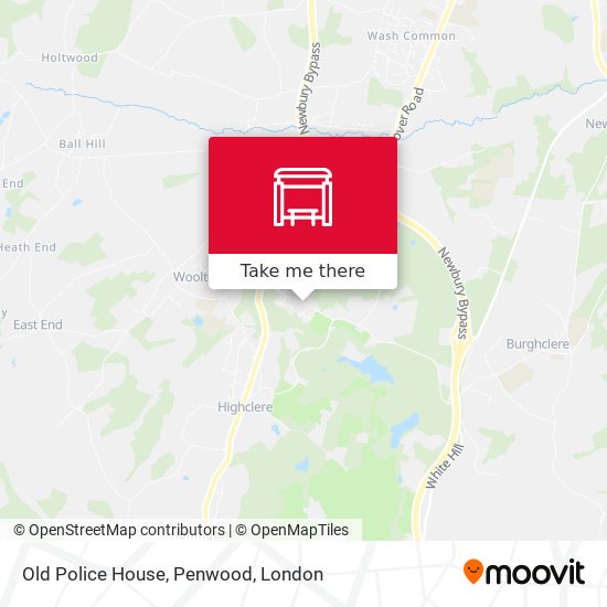 Old Police House, Penwood map