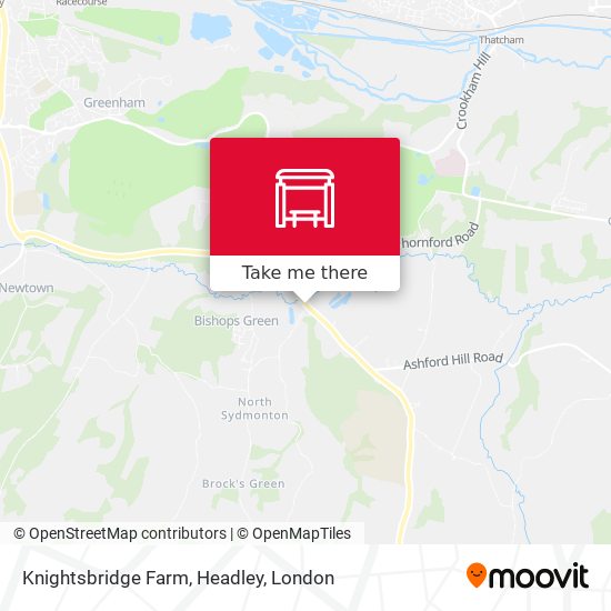 Knightsbridge Farm, Headley map