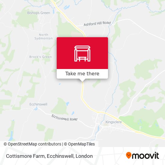 Cottismore Farm, Ecchinswell map