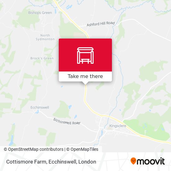 Cottismore Farm, Ecchinswell map