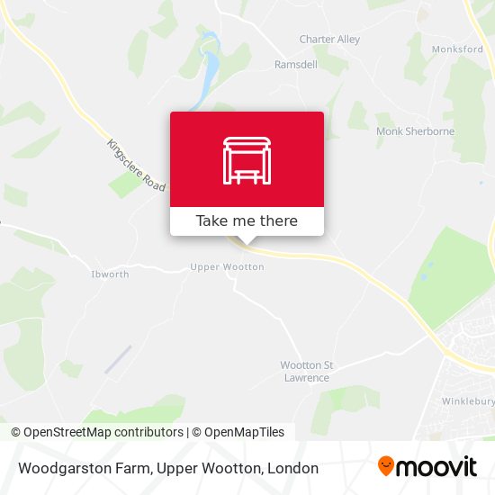 Woodgarston Farm, Upper Wootton map