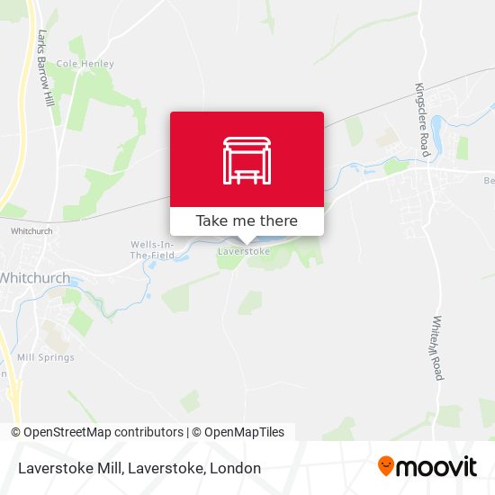 Laverstoke Mill, Laverstoke map