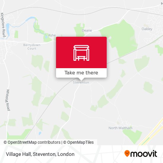 Village Hall, Steventon map