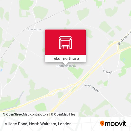 Village Pond, North Waltham map
