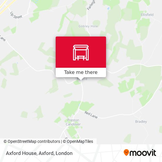 Axford House, Axford map