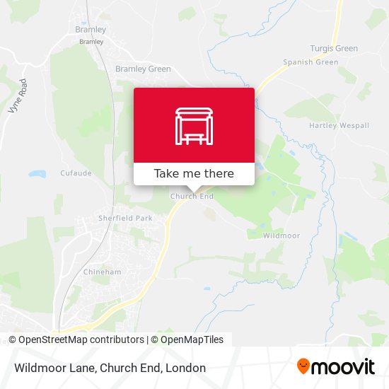Wildmoor Lane, Church End map