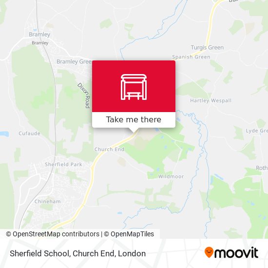Sherfield School, Church End map