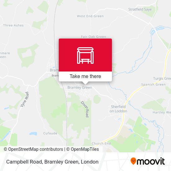 Campbell Road, Bramley Green map