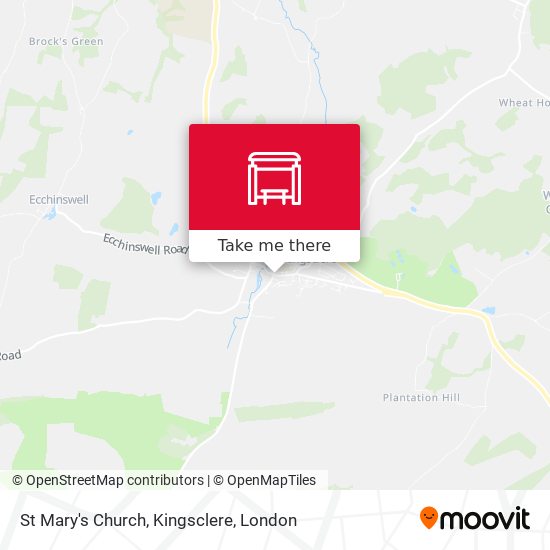 St Mary's Church, Kingsclere map