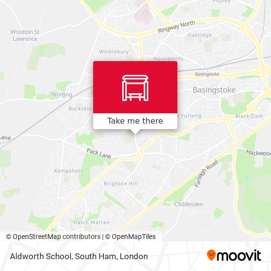 Aldworth School, South Ham map