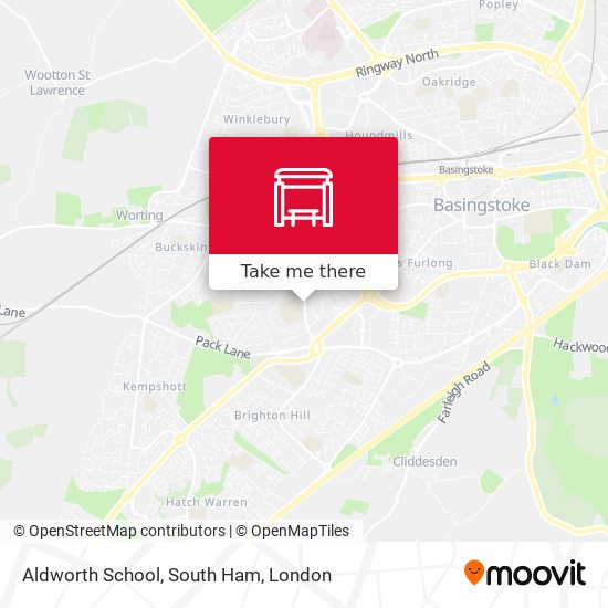 Aldworth School, South Ham map