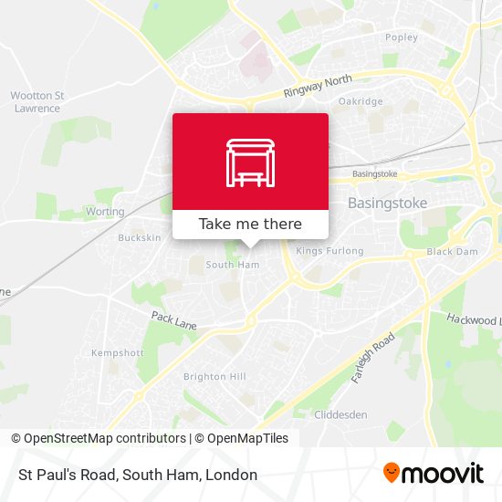 St Paul's Road, South Ham map