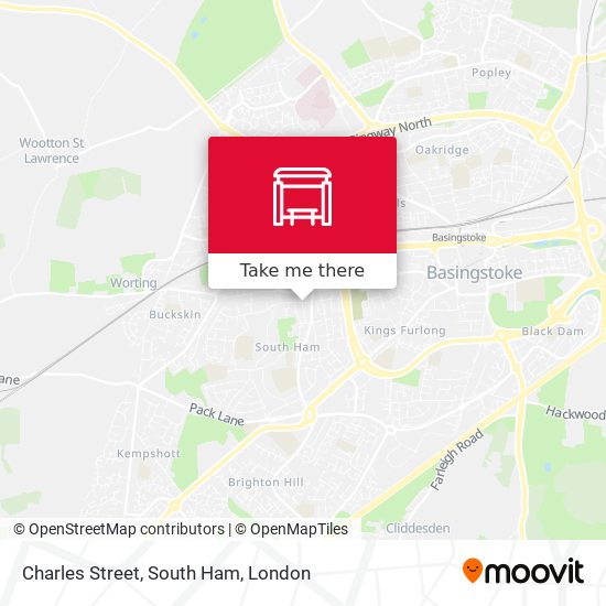 Charles Street, South Ham map
