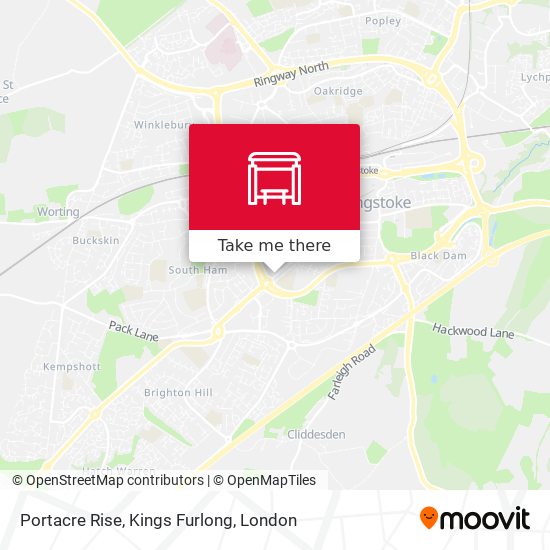 Portacre Rise, Kings Furlong map