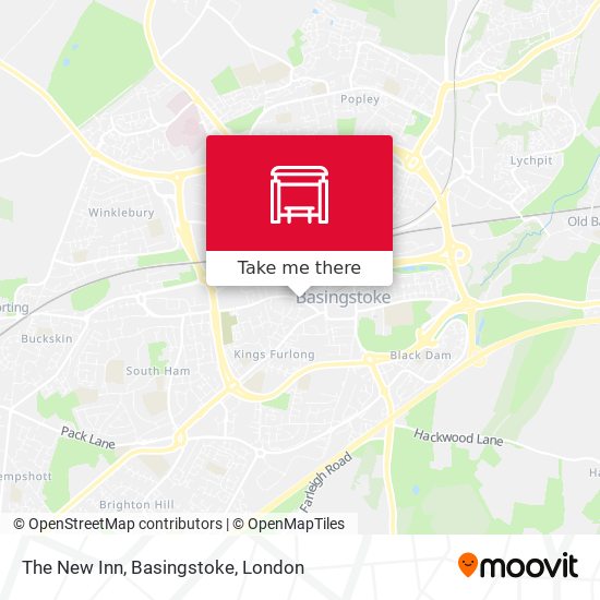 The New Inn, Basingstoke map