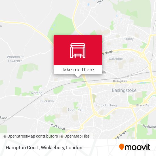 Hampton Court, Winklebury map