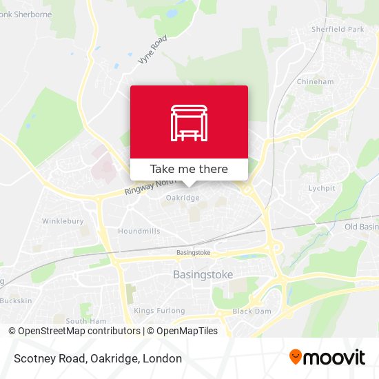 Scotney Road, Oakridge map