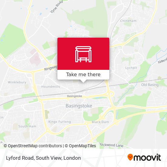 Lyford Road, South View map