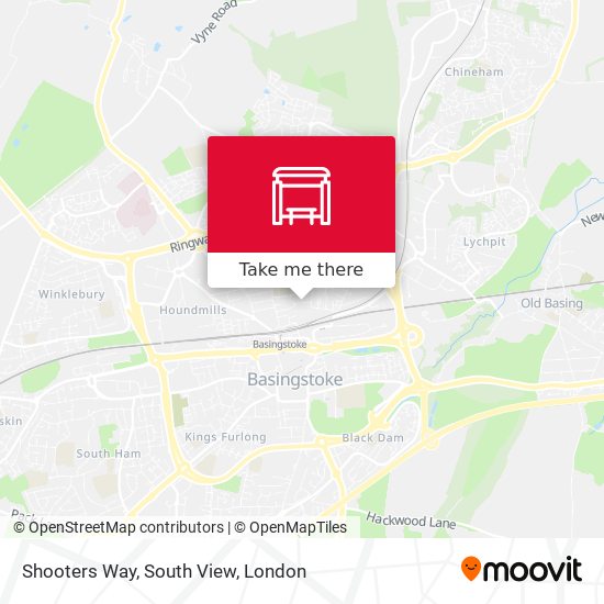 Shooters Way, South View map