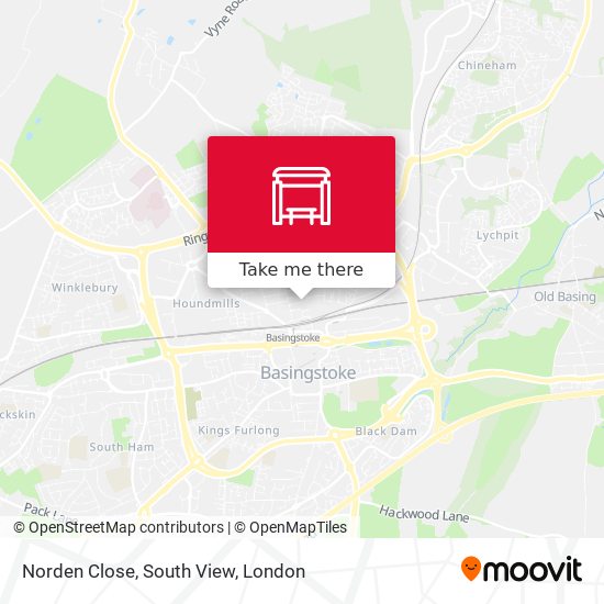Norden Close, South View map