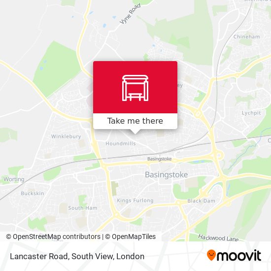 Lancaster Road, South View map