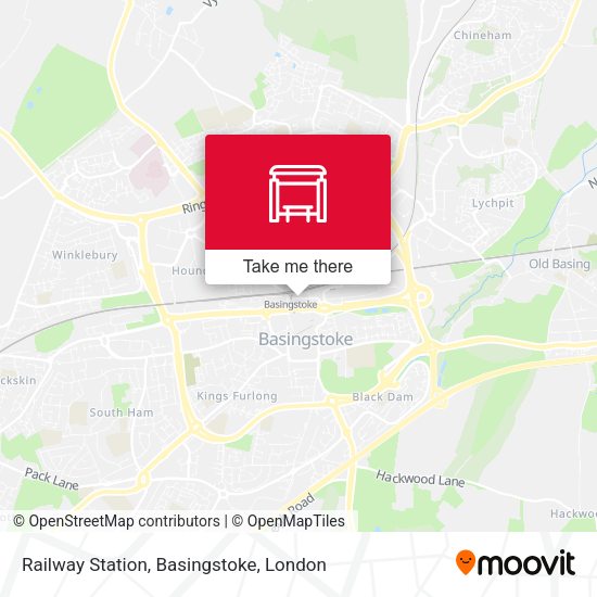 Railway Station, Basingstoke map