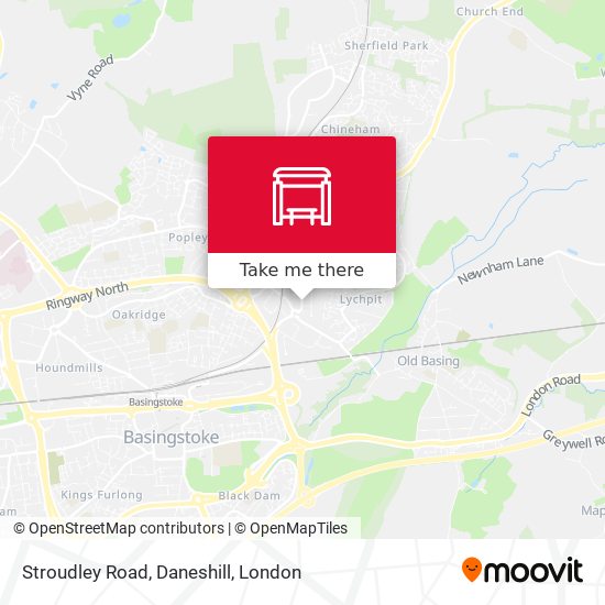 Stroudley Road, Daneshill map