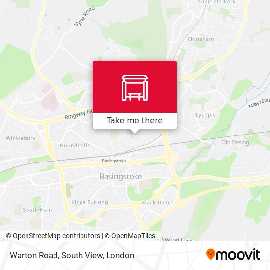 Warton Road, South View map