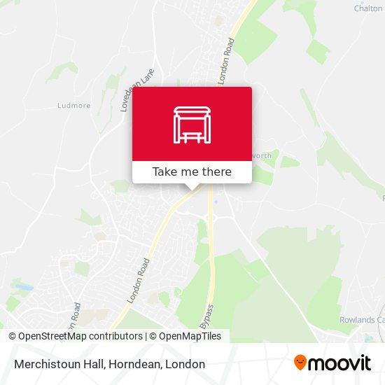 Merchistoun Hall, Horndean map
