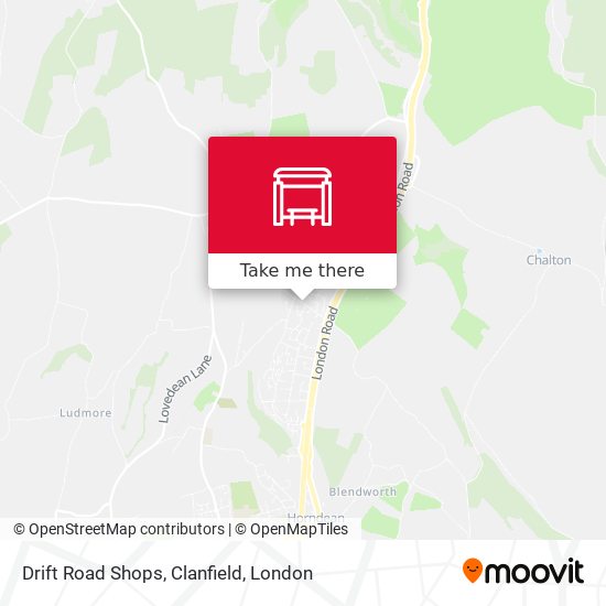 Drift Road Shops, Clanfield map