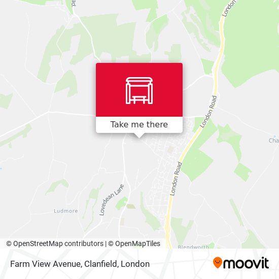 Farm View Avenue, Clanfield map